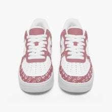 Load image into Gallery viewer, Unisex David Elevate Star Of David Leather David Denza Sneakers - Rose Dust &amp; White