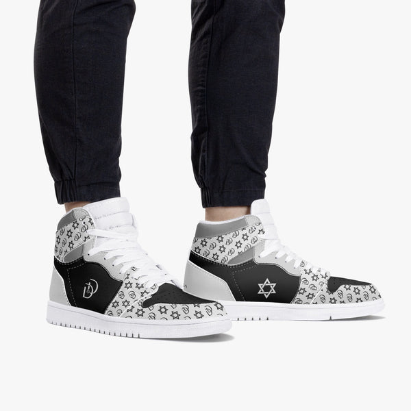 Unisex David Legends Star Of David High-Top Leather Sneakers David Den ...