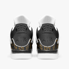 Load image into Gallery viewer, Unisex David Prime Star Of David Basketball Sneakers -Black with gold