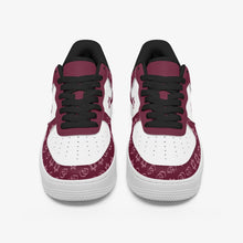 Load image into Gallery viewer, Unisex David Elevate Star Of David Leather David Denza Sneakers - Rich Burgundy