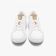 Load image into Gallery viewer, Unisex David Bold Star Of David Pattern Leather Oversized Sneakers - Golden