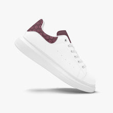 Load image into Gallery viewer, Unisex David Bold Star Of David Pattern Leather Oversized Sneakers - Choco color