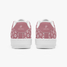 Load image into Gallery viewer, Unisex David Elevate Star Of David Leather David Denza Sneakers - Rose Dust &amp; White