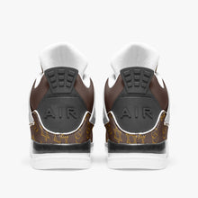 Load image into Gallery viewer, Unisex David Prime Star Of David Basketball Sneakers -Brown with gold