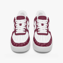 Load image into Gallery viewer, Unisex David Elevate Star Of David Leather David Denza Sneakers - Rich Burgundy