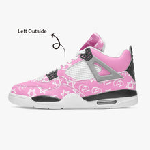 Load image into Gallery viewer, Unisex David Prime Star Of David Basketball Sneakers -Pink with white